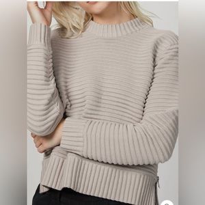 Varley Talbert Side Zip Sweater